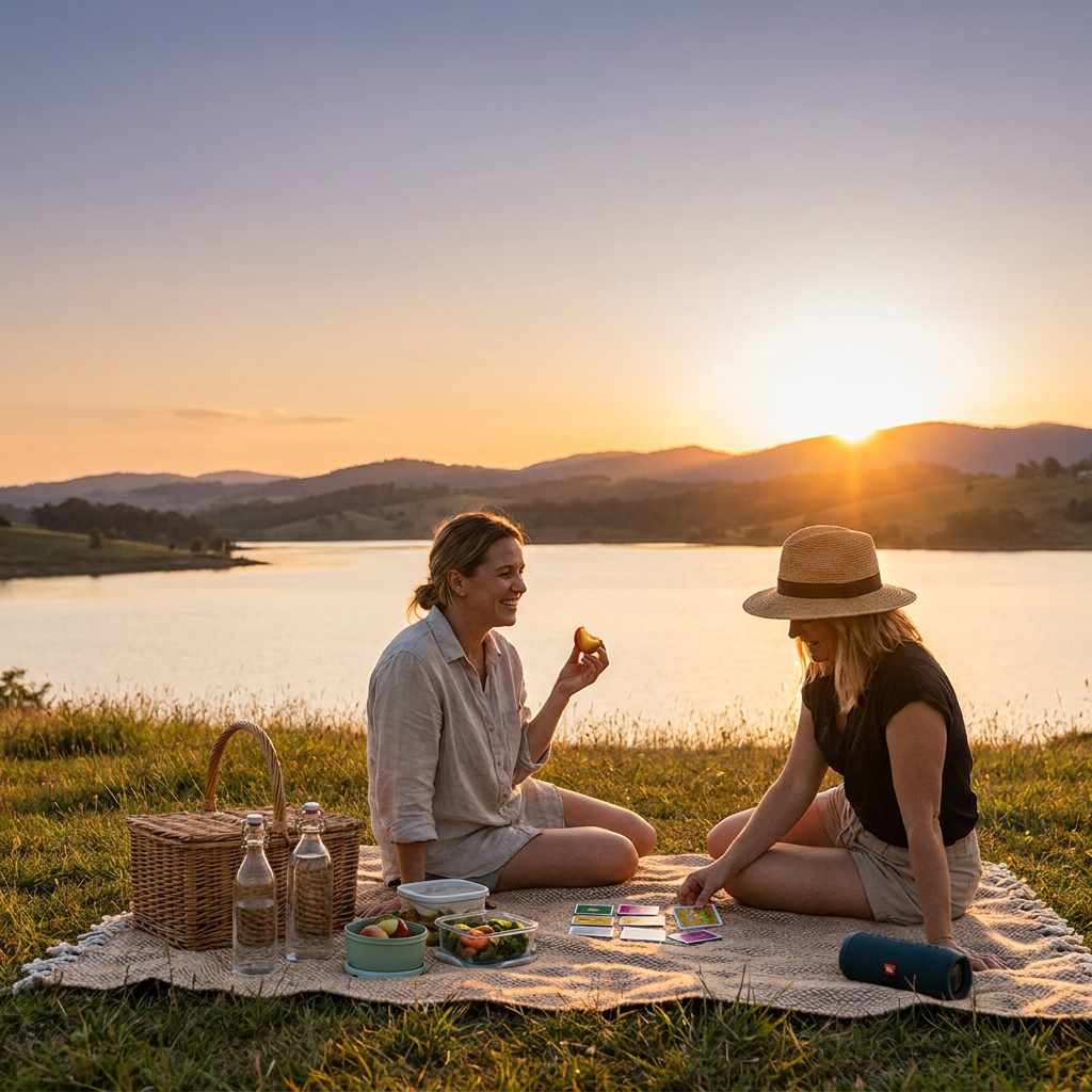 Outdoor entertainment for warm evenings: a ‘sunset picnic’ plan with conversation games and a zero-stress packing list