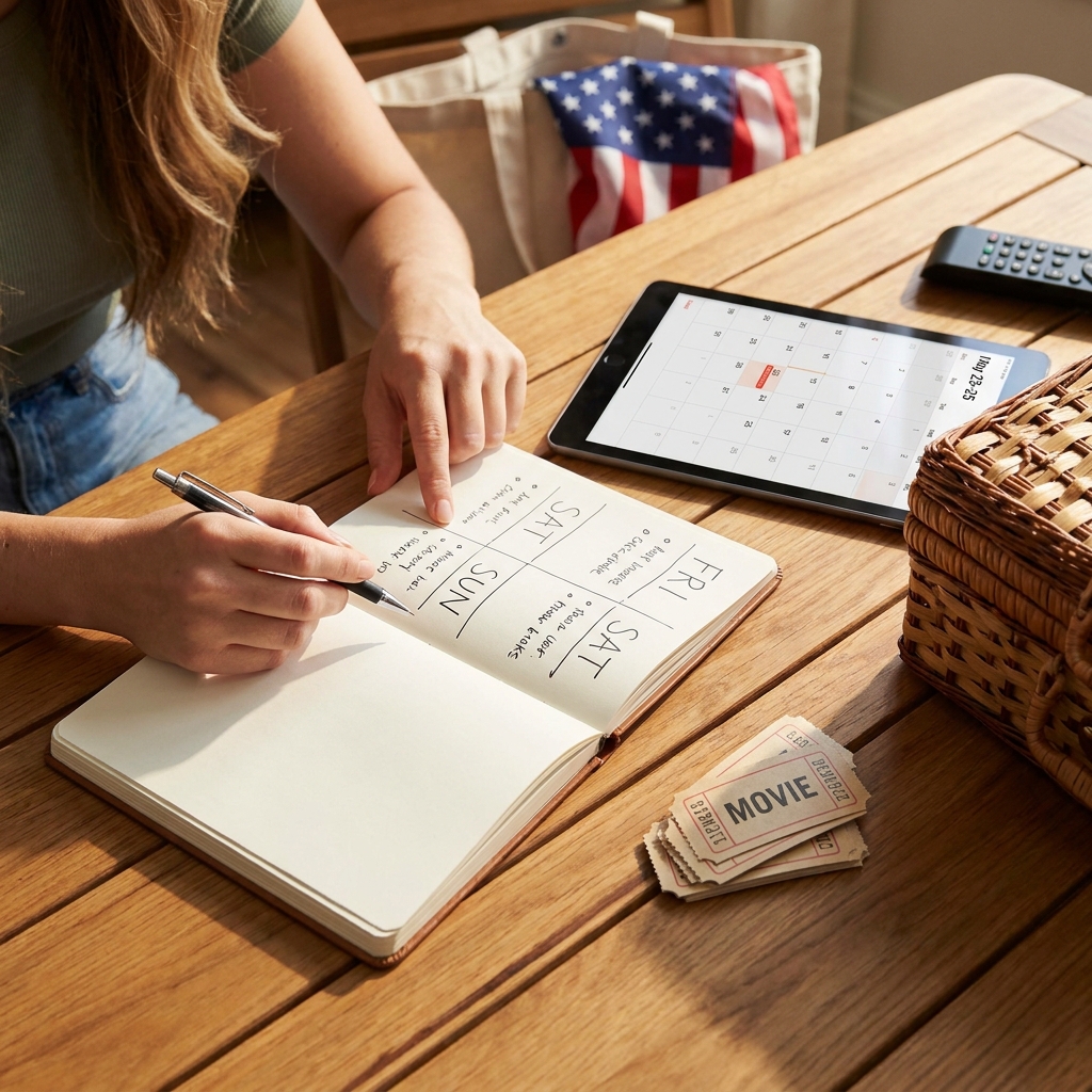 Memorial Day weekend entertainment planning: a week-ahead checklist for movies, local outings, and at-home fun (no politics, no alcohol focus)