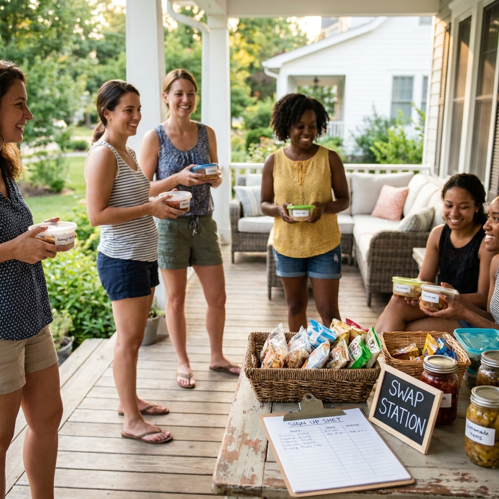 Summer hosting entertainment: how to plan a ‘porch potluck snack swap’ (simple rules, zero cooking pressure)