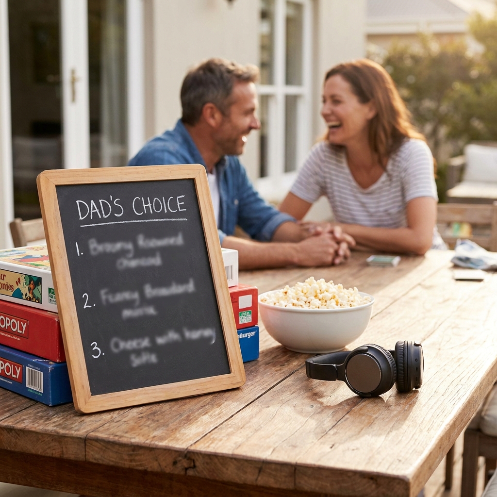 Last-minute Father’s Day entertainment: a ‘Dad’s Choice’ backyard mini-festival (pick 3 activities)