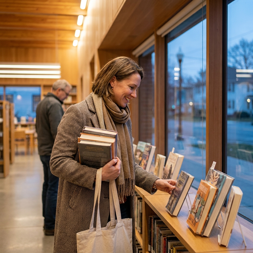 Last-week-of-July entertainment: try a ‘library night out’ (events + browsing + hold pickups)