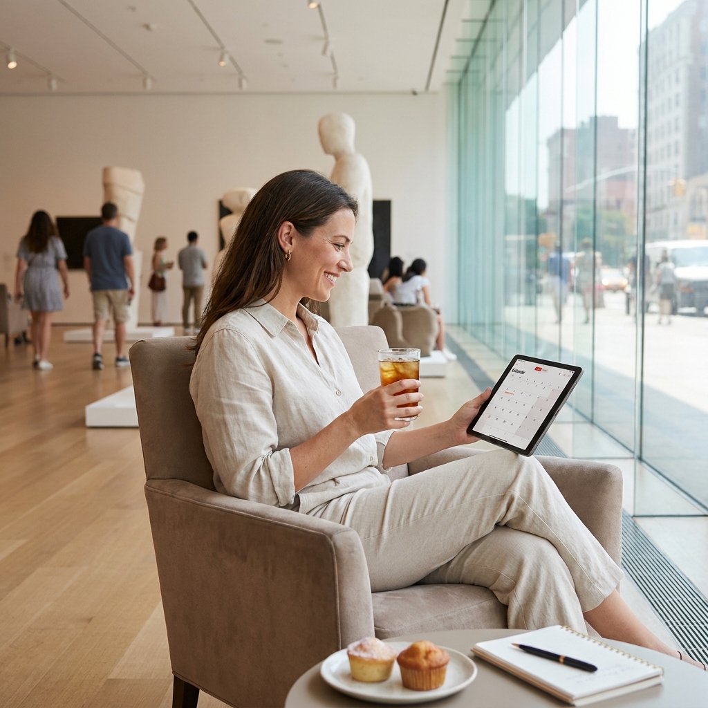Early-August entertainment: plan an ‘air-conditioned afternoon’ outing (museum, library, movie, or mall walk)